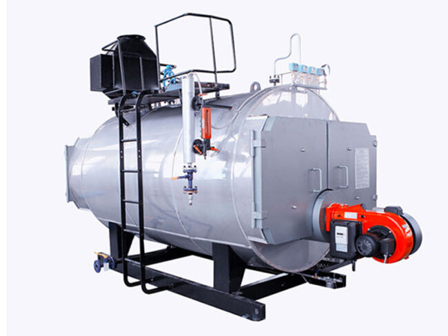 Sıvı ve gaz yakıtlı buhar kazanı